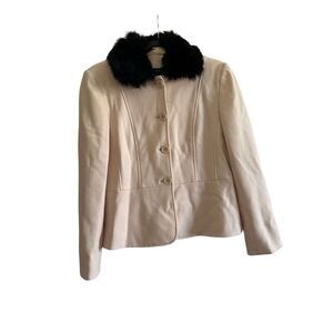 NWT Sandra Angelozzi "Nude" Jacket Size 40 80%wool  20% acrylic  A